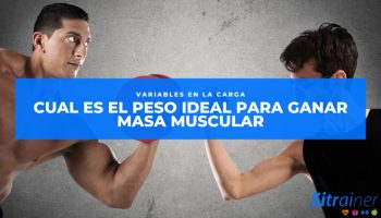 ¿Cuál es el peso ideal para ganar masa muscular?