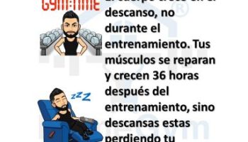 ¿Cómo crece el músculo en el descanso?