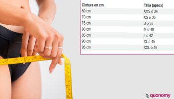 ¿Cuántos kilos hay de diferencia entre una talla y otra?